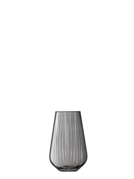 Zinc Vase H28cm grau lichtdurchlässig