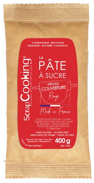 Rollfondant 400g rot