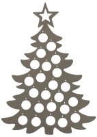 Weihnachtsbaum grau