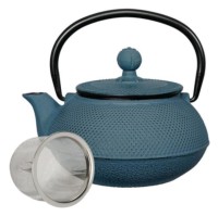 Arare Teekanne Gusseisen 0.6L blau