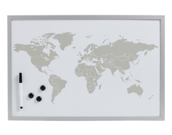 Magnet Memobord World 60x40cm