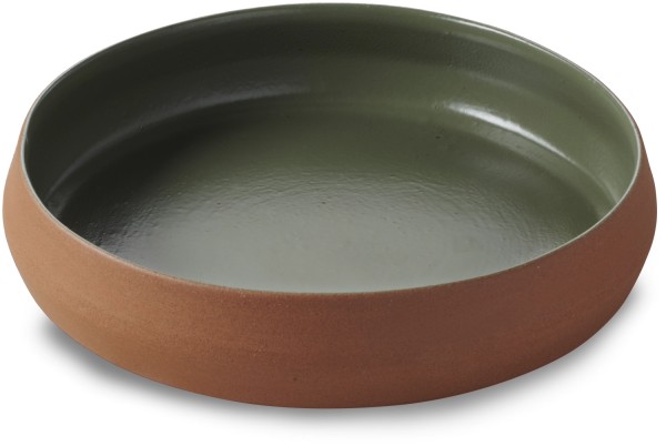Contre-Jour Teller tief D21.5cm olive grün