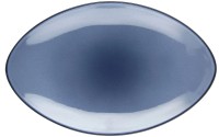 Equinoxe Servierteller oval, 35x22x4cm, blau