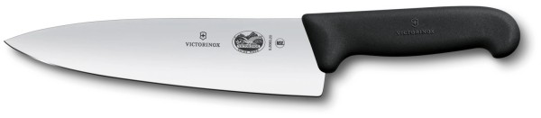 Fibrox Kochmesser 20cm gerade schwarz