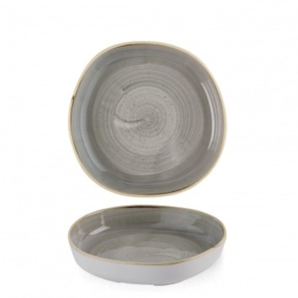 Stonecast Peppercorn Grey Organic Walled Schüssel 23cm