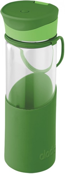 Enjoy Glasflasche, 0.5 l, grün
