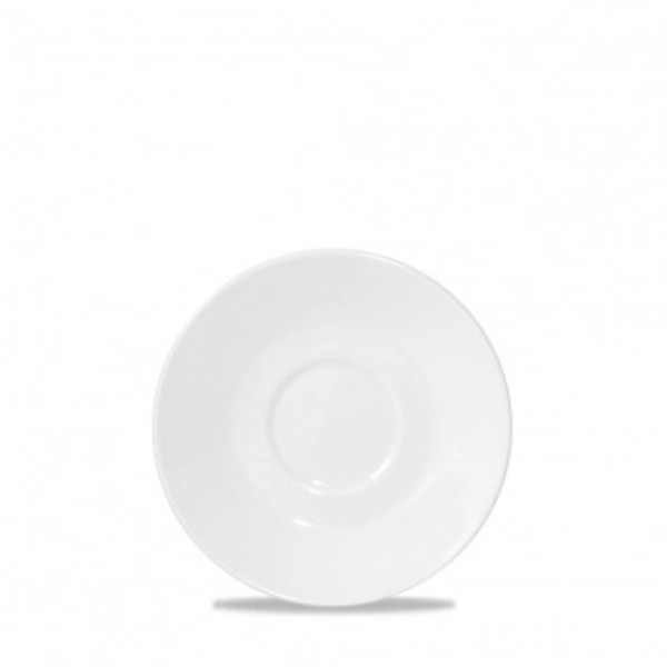 Whiteware White kleine Kaffee Untertasse 14.2cm