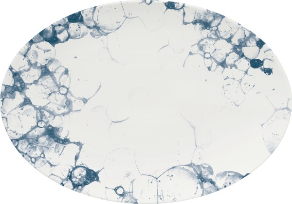 Unlimited Bubbles Platte oval 38x27cm