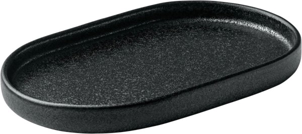 Playground Nara Platte oval schwarz 18cm