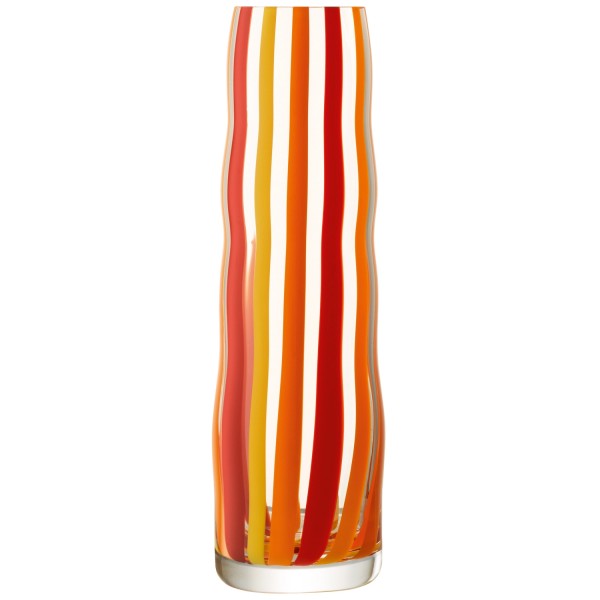 Folk Vase H31.5cm orange, rot, gelb