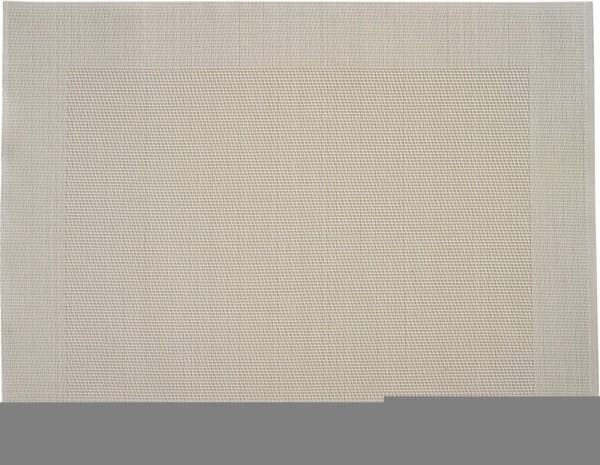 Tischset "Rahmen", eckig, cremeweiss, 32x42 cm
