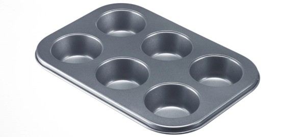 Backmeister 6er Muffinbackform, 26.5x18.5x3cm, Antihaft