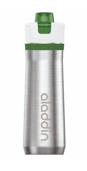 Active Hydration Vakuum Edelstahl Flasche, 0.6 l, grün