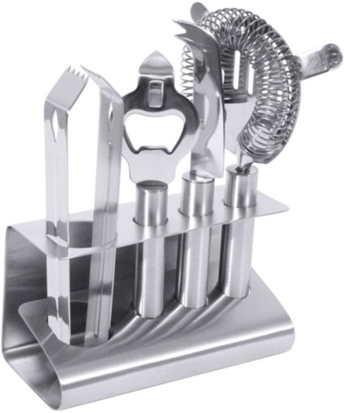 Cocktail-Set, 4-teilig mit Halterung