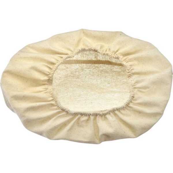 Bezug für Korb, oval klein, beige