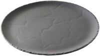 Basalt Teller rund D29cm matt schieferoptik