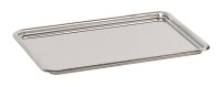 Backwarenplatte mit rundem Rand 24x19cm