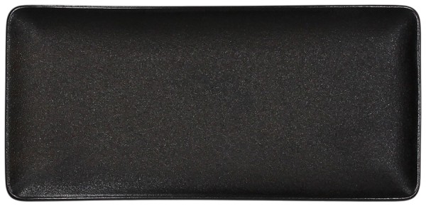 Jap Sashimi Platte rechteckig 28x13.5cm schwarz