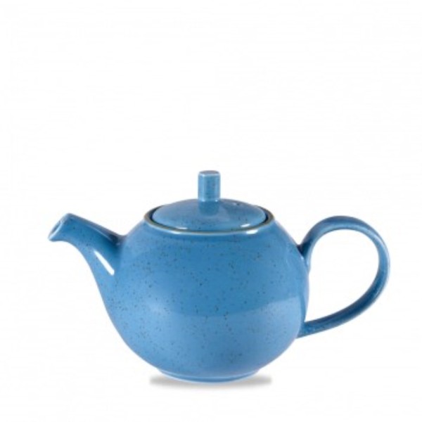 Stonecast Cornflower Blue Teekanne H10.5cm 42.6cl