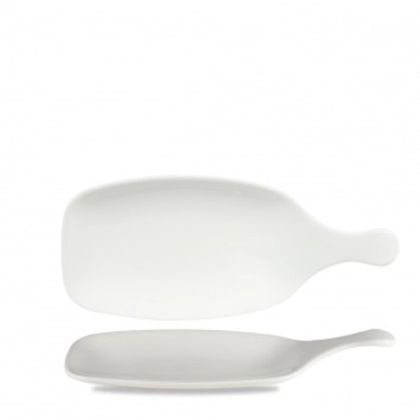 Bit on the Side Platte rechteckig mit Griff 29x21.1cm white