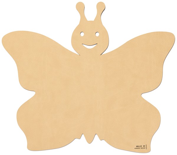 Tischset Kids schmetterling beige