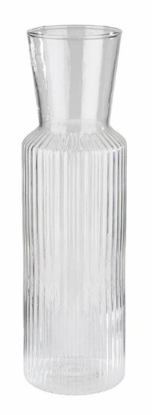 Glaskaraffe LINES D8cm H27cm 0,9lt