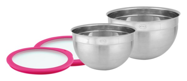 Schüssel-Set m.Glasd. 4tlg sw