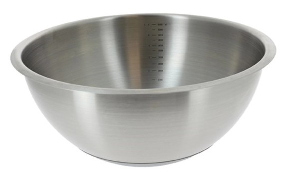 Schlagschüssel rund D:30cm Boden silikonbeschichtet