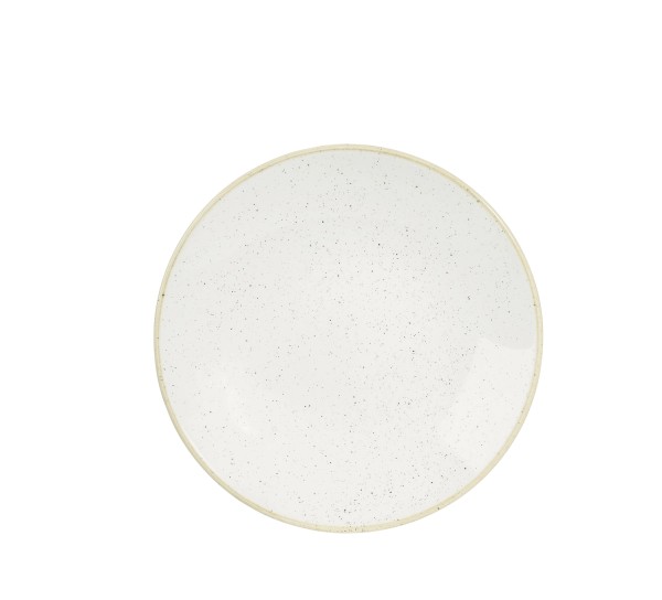 Stonecast Barley White Coupe Teller tief 22.5cm