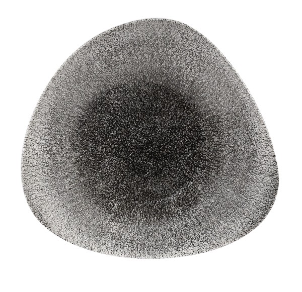 S.P. Raku Quartz Black Triangel Schüssel 27.8cm