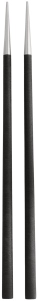 2er Set Mito Chopstick L22.9cm brushed Griff schwarz