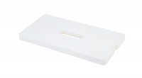 Kühlakku XXL, 41x21cm, H2.5cm, weiss