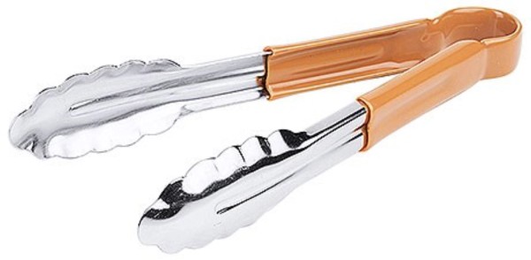 Küchenzange HACCP, braun, 24cm