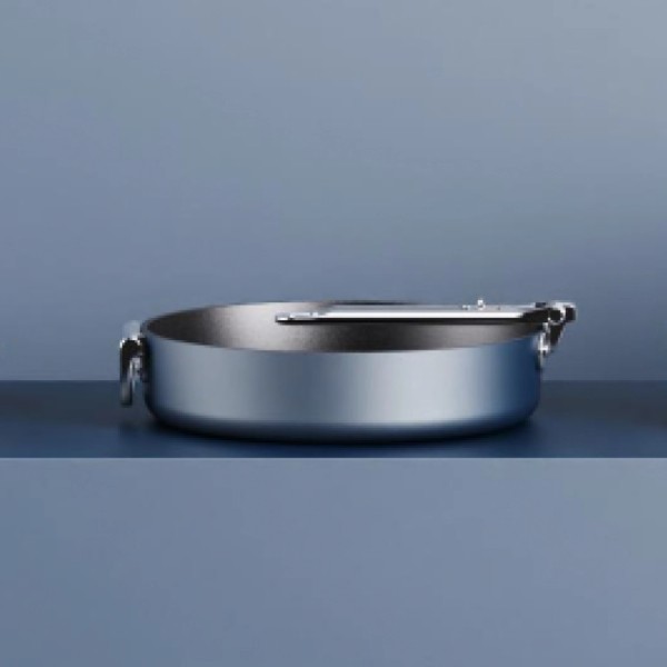 Space Stielkasserolle D28cm Griff klappbar mit Deckel