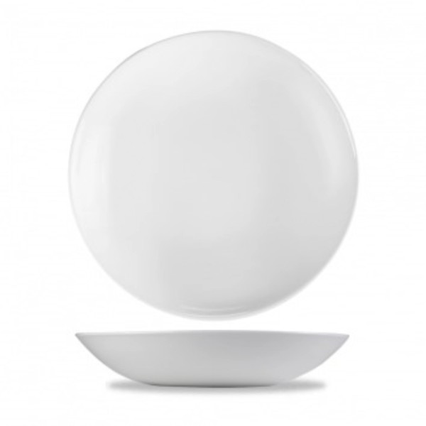 Evolve White Coupe Teller tief 24.8cm 113.6cl