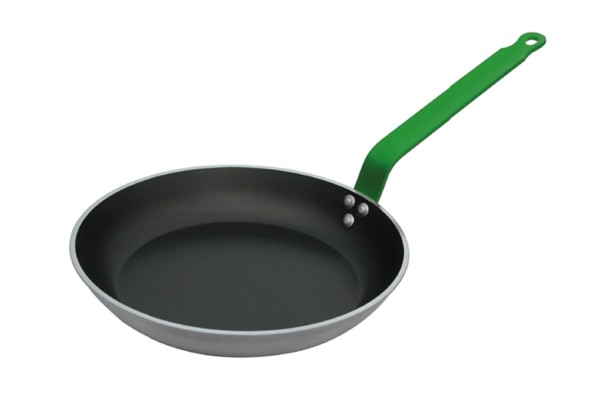CHOC HACCP Bratpfanne Antihaft D:32cm mit grünem Griff