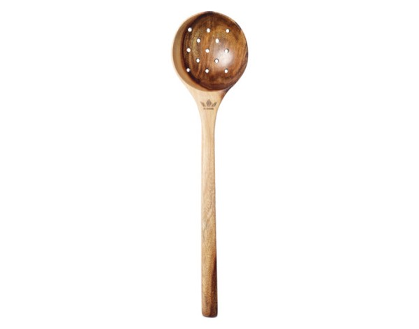 Holzlöffel mit Löchern 30.5cm