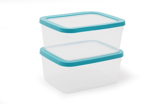 SoftSeal 2Stk. Kühlschrankbox 1600ml Reef Green