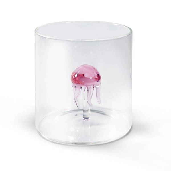 Glas aus Borosilikat 250ml Medusa Qualle