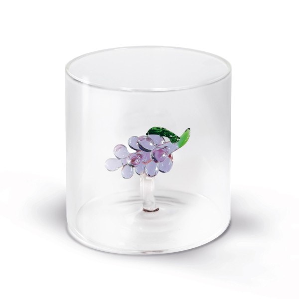 Glas aus Borosilikat 250ml Weintrauben