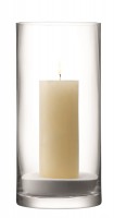 Column Vase Kerzenhalter H36 x Ø17cm - klar