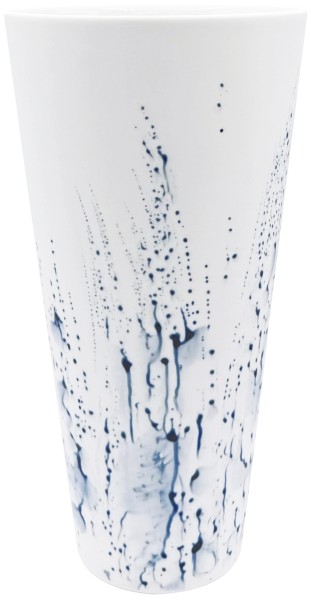 Blue Impression Vase H30cm