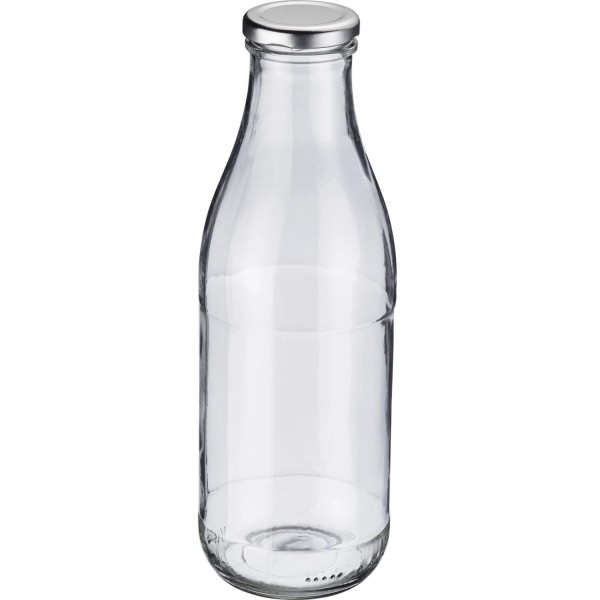 Milch- und Saftflasche 1 L, rund