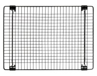 Kuchengitter 34x24x6cm schwarz