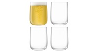 4er Set Borough Trinkbecher 625ml transparent