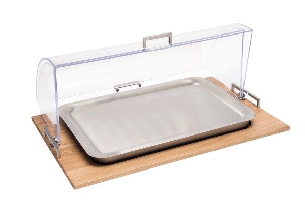 SMILE Aufsatz Dessert/Kaltspeisen (gekühlt) 78x50x29cm Eiche