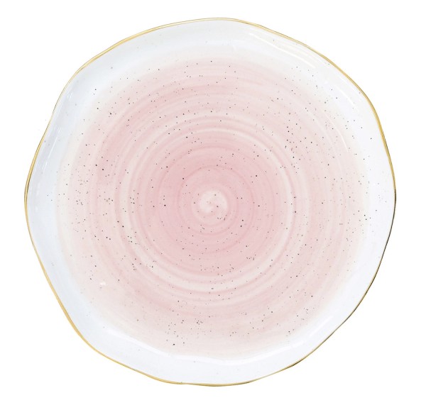 Artesanal Teller, pink, D16cm