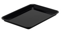 Rechteckige Schale 2/7 26.5x20x1.7cm schwarz