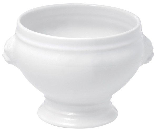 Löwenkopf Suppenschüssel, Ø12.5cm, 45cl, weiss
