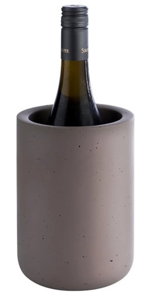 Flaschenkühler ELEMENT, D12cm, H19cm, betongrau